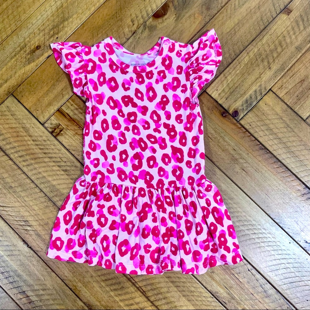 Posh Peanut Ashley Twirl - Pink Leopard